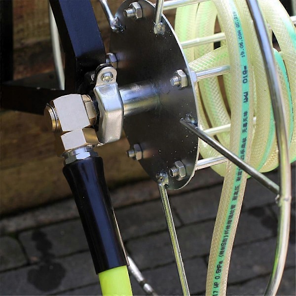 2 stk. haveslange opruller dele fittings drejelig albue konnektor haveslange drejelig opruller reservedele