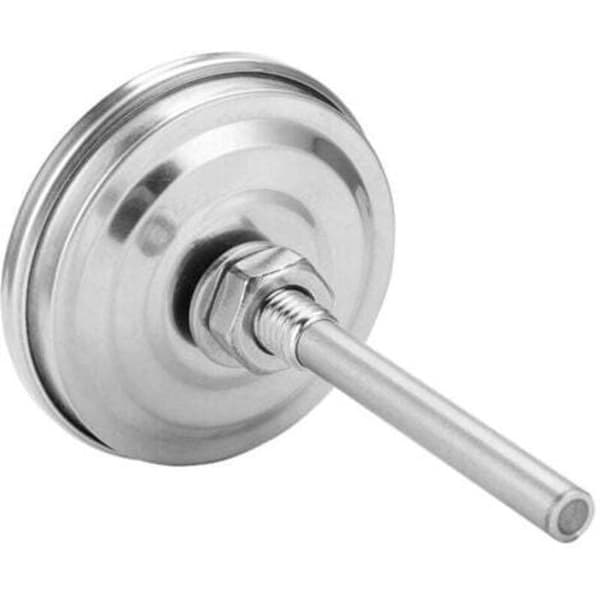 Termometer til kulgrillryger, 76 mm rustfrit stål pizzaovntermometer, reservedele