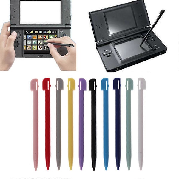 10 kpl kosketusnäyttöpelikonsolien stylus-kyniä NDSL 3DS XL:lle NDS Vedille