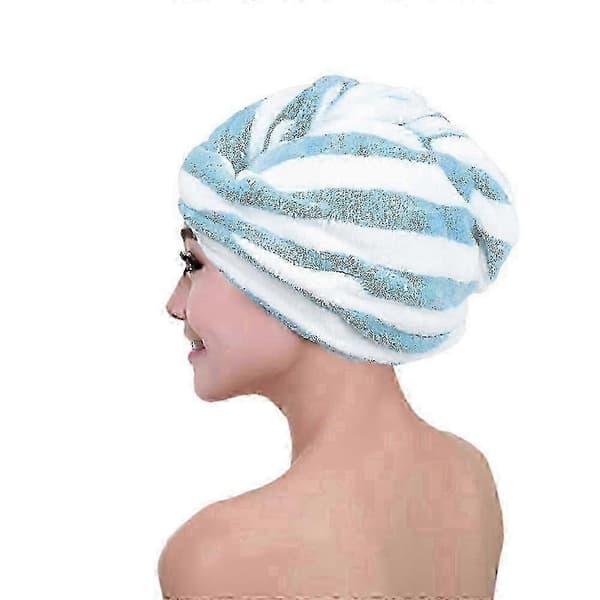 2026 2-pak mikrofiber hårturban, hurtigtørrende hårtørring hk
