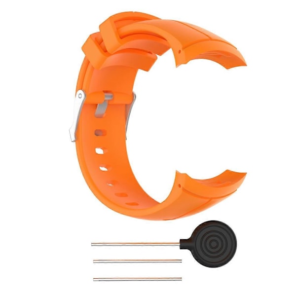Silikoninen Vaihtoranneke SUUNTO Spartan Ultra -kelloon Orange