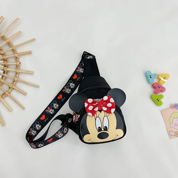 Liten Ryggsäck för Pojkar och Flickor, Reseaxelväska, Messenger-ryggsäck i Nylon med Dragkedja, Unisex-stil G