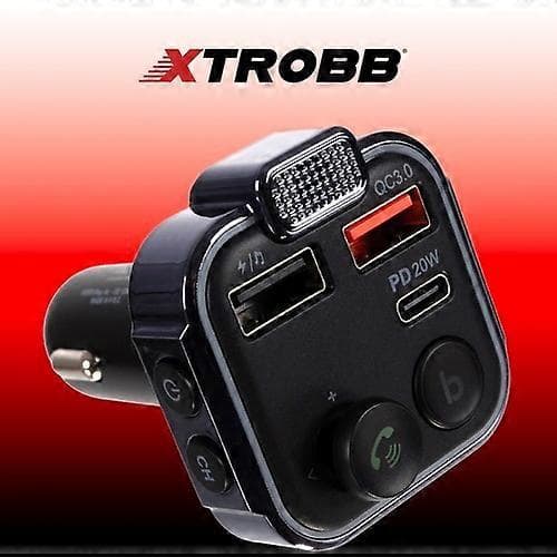 Bluetooth FM-sender og lader 20w - For bilen - Billader