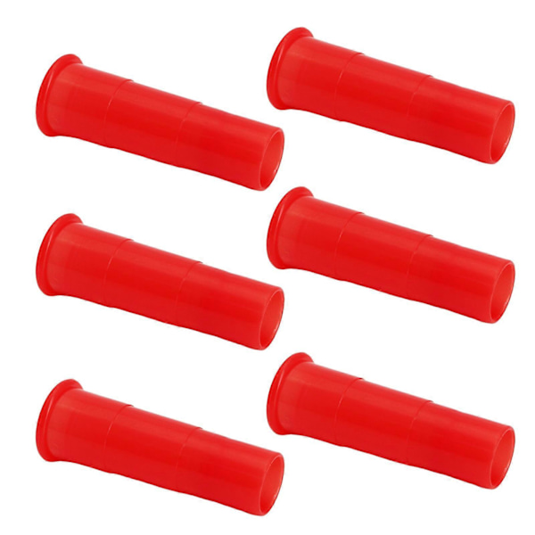 100 st Munstycksset för Ballonger, Bulk Ballongblåsningsverktyg, Munstycke för Ballonguppblåsning, Lungkapacitetsträning, Andningsövningar Red
