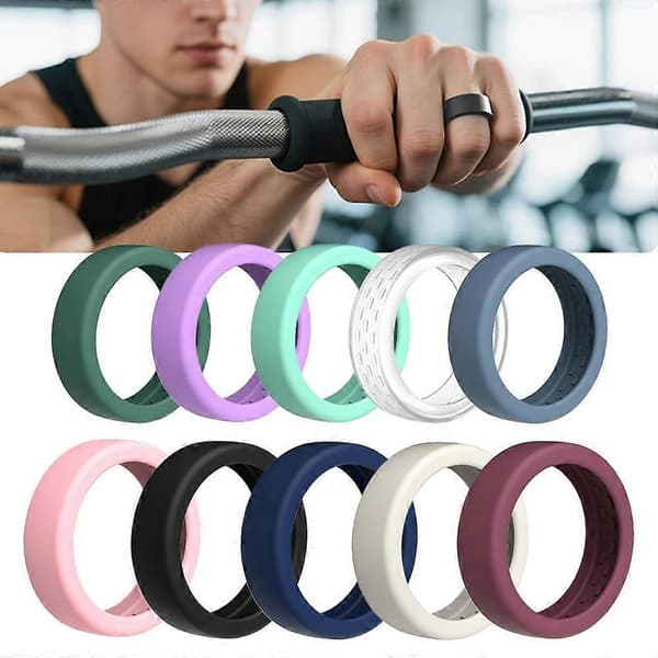 Silikonskyddsfodral för Oura Ring 5 Smart Ring Stötsäkert Blue S