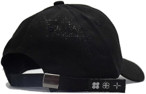 Skottsäker Basebollkeps Version Bangtan K-pop Stil Snapback Hatt (svart 3)
