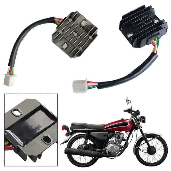 4 Ledninger Spændingsregulator Ensretter Til Honda CG125 150CC Motorcykel Basic