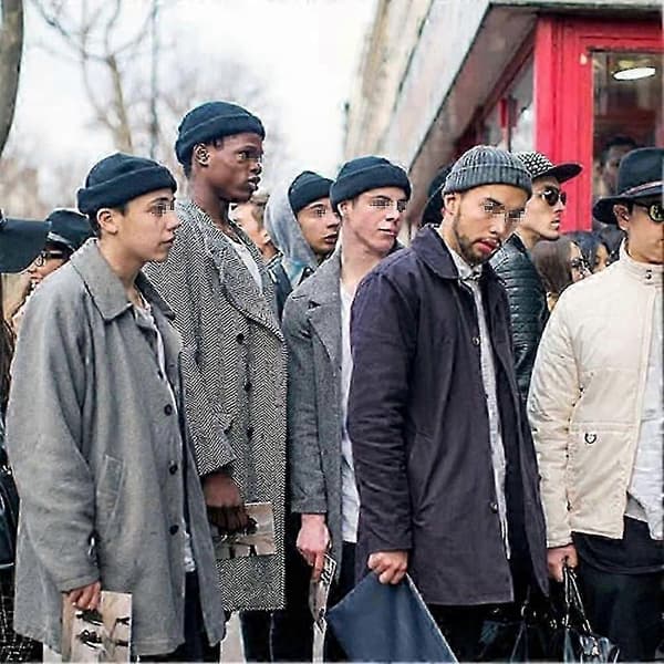 Strikket Hue Vinter Varm Skullcap Hat Grey