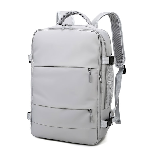 17 tommer USB Opladning Gymnastiktaske Dame Tør Våd Rygsæk Nylon Kvinde Studerende Skuldertaske Skole Laptop Rygsæk A