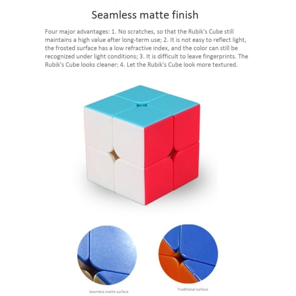 2x2 Speed Cube Magic Cube Tarraton palapeli kuutio lapsille lahjaksi