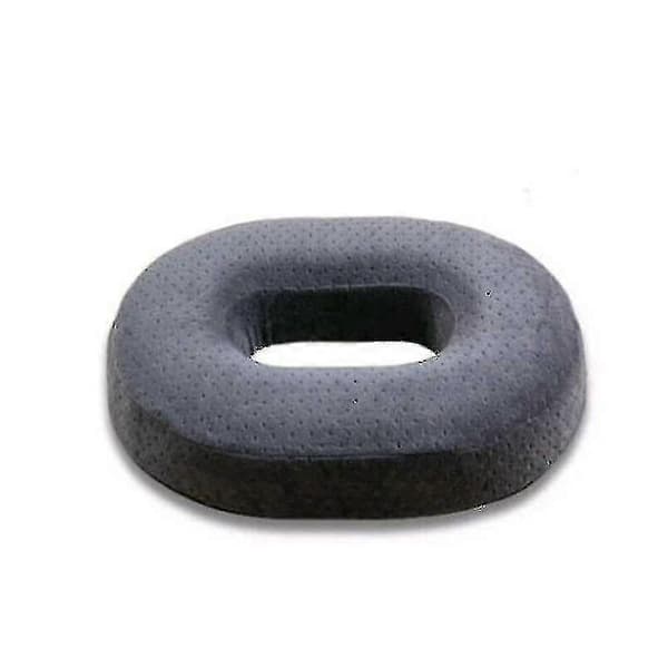 Coccyx Smertelindrende Memory Foam Ring Stol Sæde Pude Grey