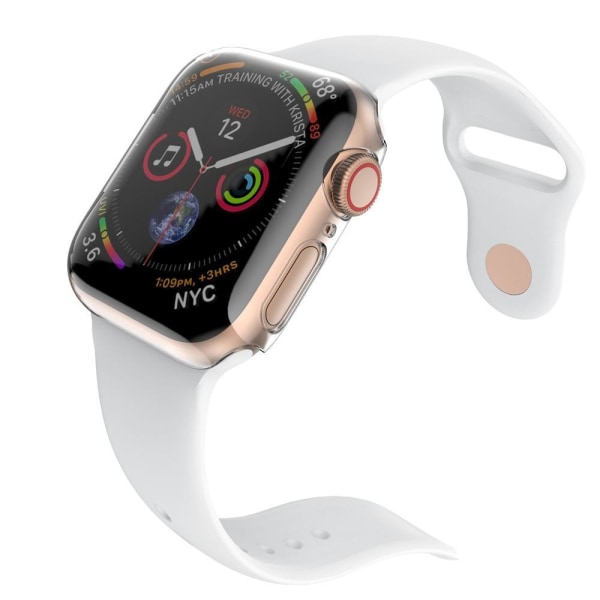 2-pakkaus Apple Watch 38/40/42/44 mm - Full Cover Shell -näytönsuoja, läpinäkyvä 44 mm Transparent 44mm
