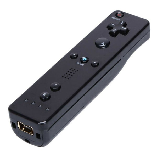 Vaihto-langaton kaukosäädin Wiille Wii U:lle Wiimote-WELLNGS Black Black