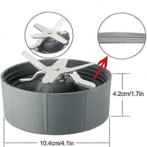 Premium Cross Extractor rustfrit stålblad base udskiftningsdel juicer tilbehørsdel passer til blender 1 stk
