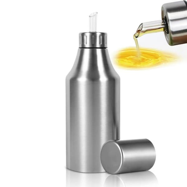 1000 ml olivenoliedispenser, olie- og eddikeflaske, oliefalske, ståloliefalske