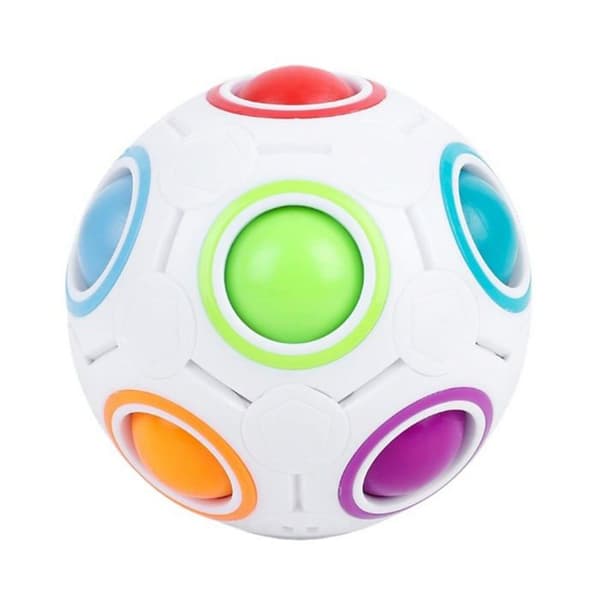 Magisk regnbueball-puslespill - 1 stk, 3D - Passer for barn ≥6 år, voksne, jenter, gutter