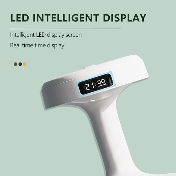 Luftfugter LED-display 800ml Desktop Anti-Gravity Luftfugter 4 timers slukning Beskyttelse Velegnet til soveværelse Stue White