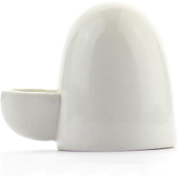 Liten og Stillegående Keramisk Drikkevannsdispenser for Hamster, Piggsvin, Chinchilla, Ilder, Marsvin (Hvit, 237 ml) 1 stk