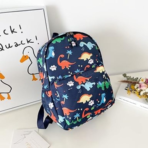 Dinosaurie Ryggsäck för Barn i Åldern 3-10 - Perfekt för Förskola och Digital Användning