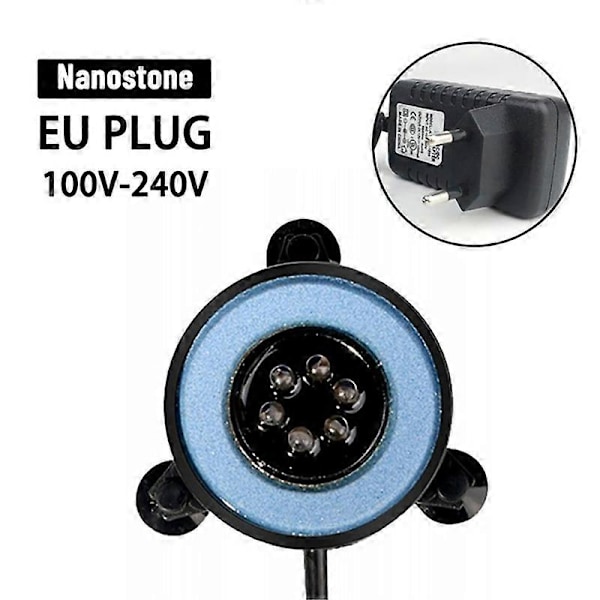 LED Akvariebelysning, Luftsten Boblelys Farverige Lamper Akvarie Boblelys til Akvarium Pool Dam