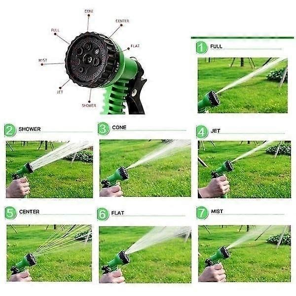 25FT-150FT Magisk Fleksibel Hageslange green 50 ft