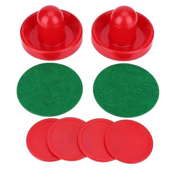 Air Hockey Set Hjemmebordspill Reservedeler Tilbehør 4-Sliders red