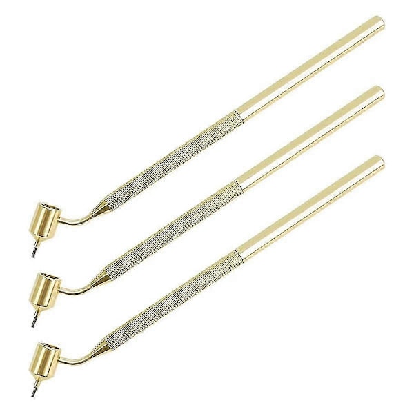 3 stk. Fine Line Fluid Writer Paint Applicator Pens, Touch Up Paint Pen til biler, hobbyer (0,5 mm)