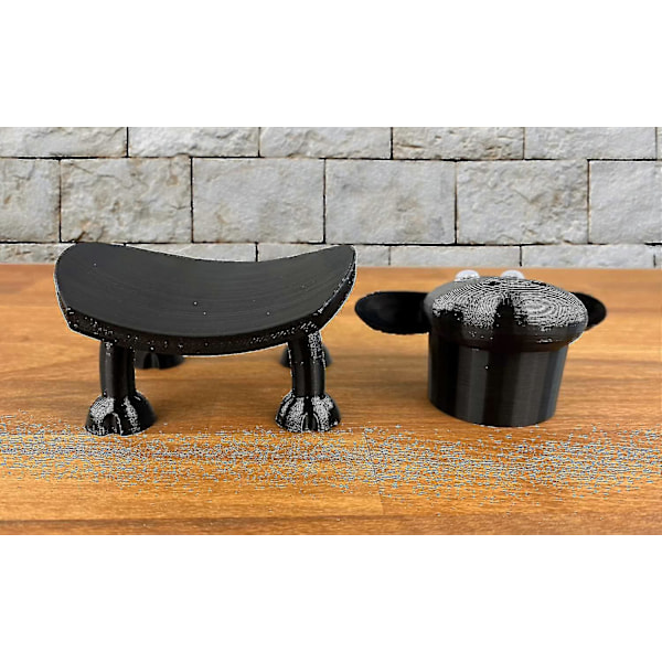 Toiletpapirholder med får - Toiletpapir Deco Sort - Toiletpapirholder WC