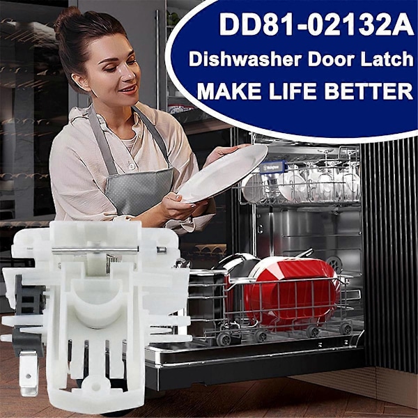DW80F600UTS DW80J3020US Oven lukko, DD81-02132A DD81-01629A Astianpesukoneen oven lukko astianpesukoneen oven lukolle