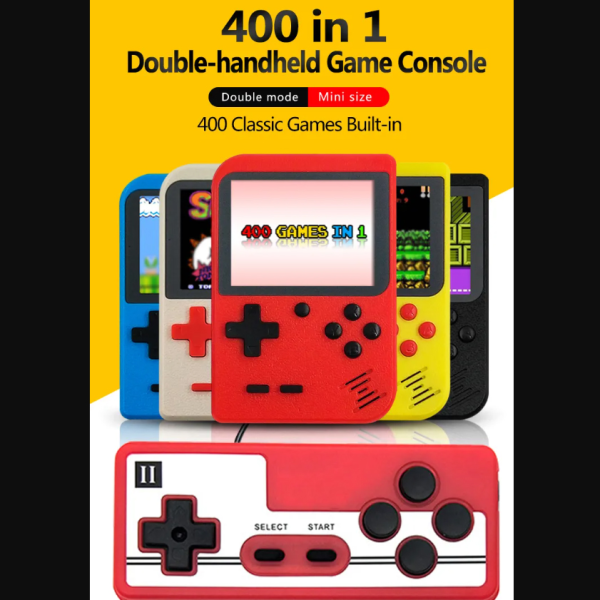 Gameboy Plus – 500 peliä – TV – (sininen)