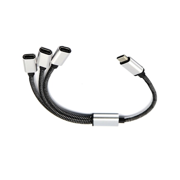 USB C Hane till 3 USB C Hona Splitter för Typ C Telefoner, Surfplattor, Laptops