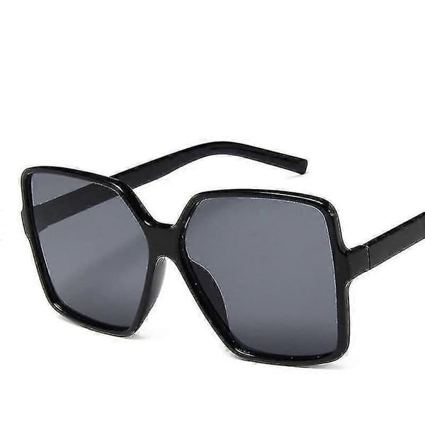 Oversized firkantede solbriller for forbedret stil C3 Black-Leopard