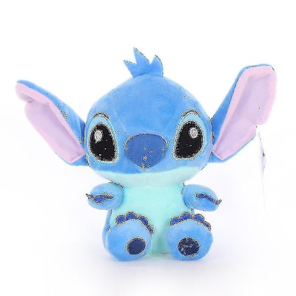 Lilo & Stitch Par-Plushleker Anime Tegneserie Fyllte Dukker Jente Barn Bursdagsgave 20cm Blue