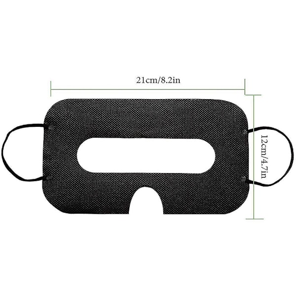 150 st Engångs VR-Masker, Ovävda Sanitära Ögonmasker, Ögonöverdrag för VR-Headset Vive Virtual R