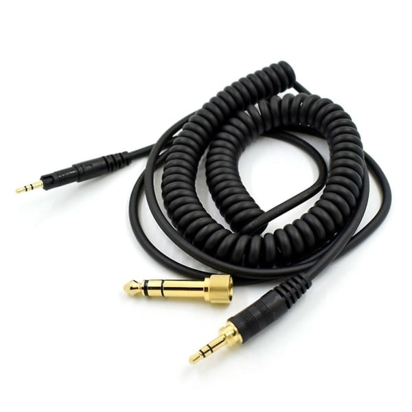 Reservekabel for lyd for Audio-Technica ATH M50X M40X hodetelefoner Svart 23 AugT2