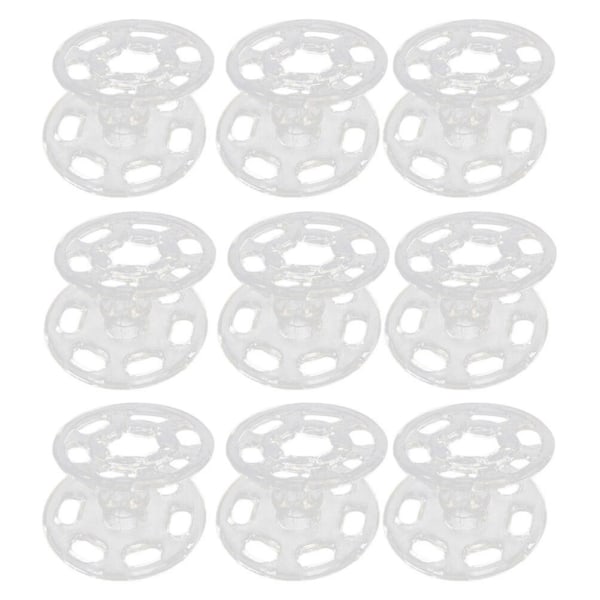 100 stk klare skjorteknapper Frakk trykknapper usynlige trykknapper Trykkknapp gjør-det-selv sytilbehør (15 mm)