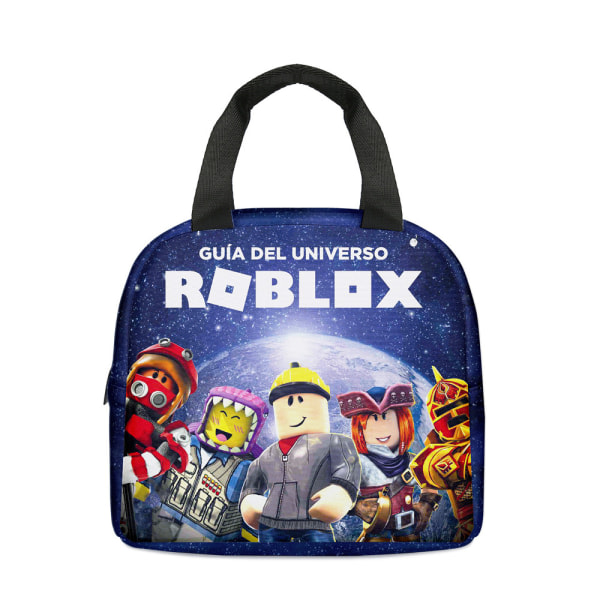 ROBLOX Lunsjpose Bento Box Isolert Picnic Bag Barnegaveskole B