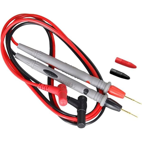 1000V 20A Multimeter, Probesett, 1m Silikon Multimeterledning, Dobbel Isolasjon