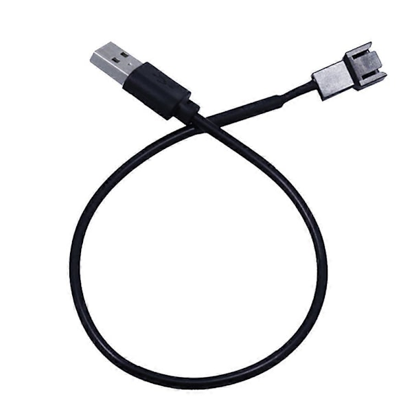 30 cm USB-uros - 3-nastainen adapterikaapeli PC-tietokoneen kotelon CPU-tuulettimelle