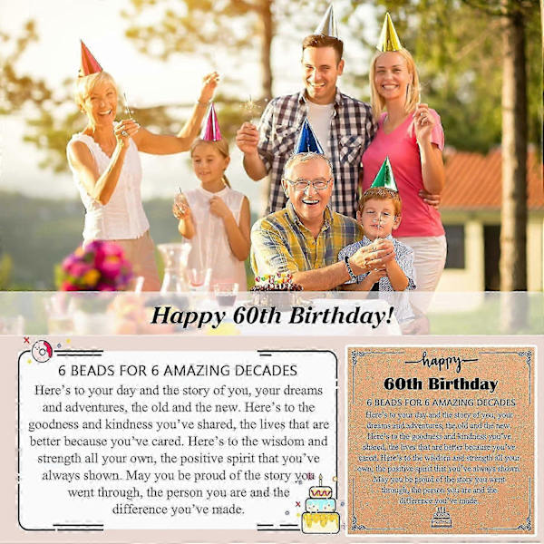 21:a/30:e/40:e/50:e/60:e/70:e födelsedagspresenter till honom, elastiskt rep armband för män 60th Birthday