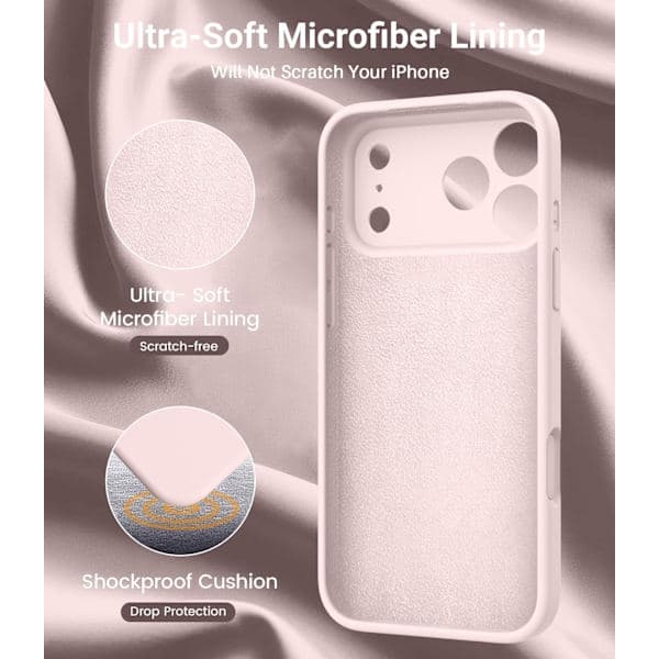 Silikonskal för iPhone 17 Pro | Fallskydd av militär kvalitet