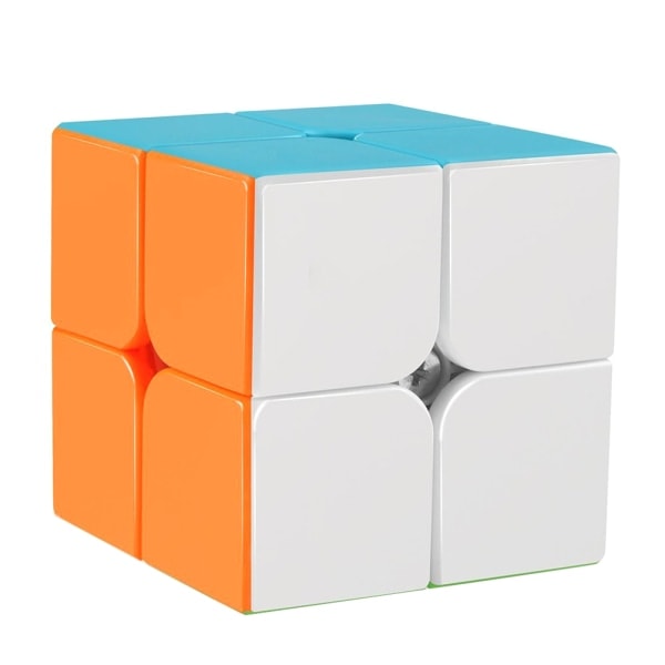 2x2 Speed Cube Magic Cube Stickerless Pussel Kub för Barn Present