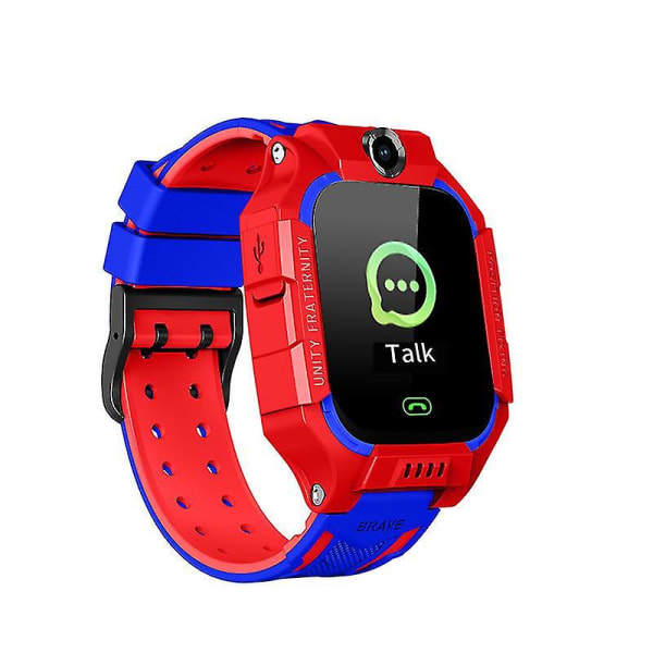 Watch för barn med SIM-kort Vattentät Smart Watch för barn Dubbla smarta klockor (röd)