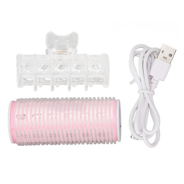 Smarte USB-oppvarmede hårruller - Clip-on - Rot-/panneluggkrølling - Bærbar hårstyling