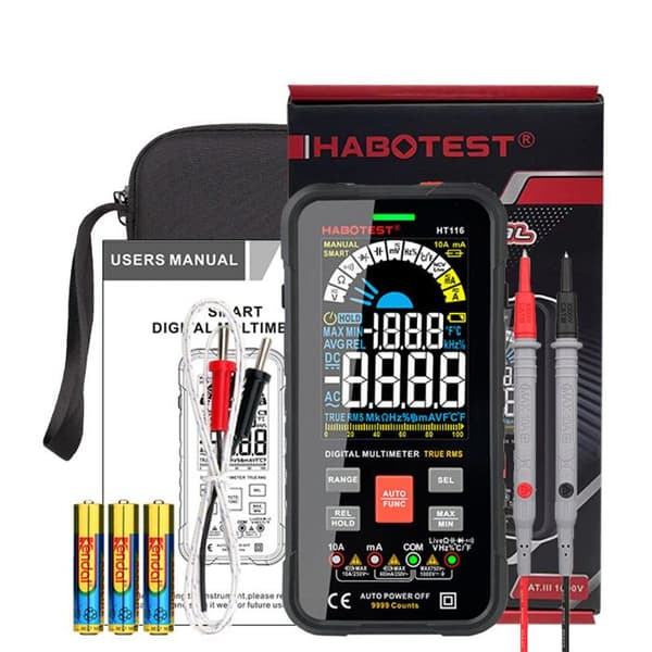 10000 tæller auto-område digitalt multimeter, digitalt multimeter, ammeter, ohmmeter, voltmeter, strømmåling