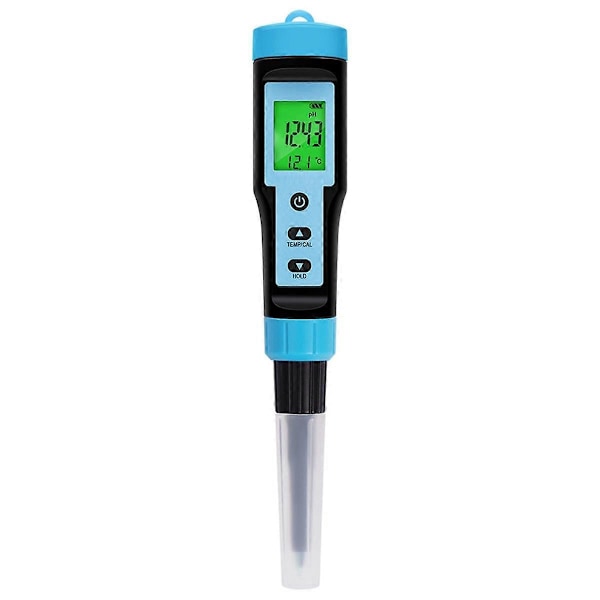 Livsmedels PH-mätare 0.00-14.00PH Hög Noggrannhet Temp PH-testare Sensor Syraanalysator för Köttkonservering Ostdeg Vatten A