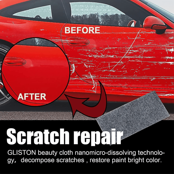 Nano Sparkle Magic Car Scratch Remover Cloth, 6/12/18 stk. Bilreparation Nanoklude til effektivt at fjerne mindre ridser og pletter fra biler 18 stk.