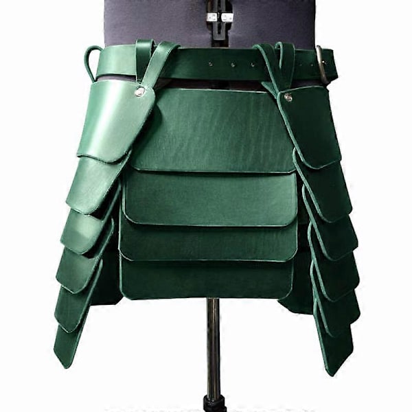 Keskiaikainen viikinkiritari jalkasuojus nahkainen vyötärösuoja renessanssi Larp kelttiläinen kuninkaan taisteluhame uudelleenesitykseen cosplay-asuun Red set