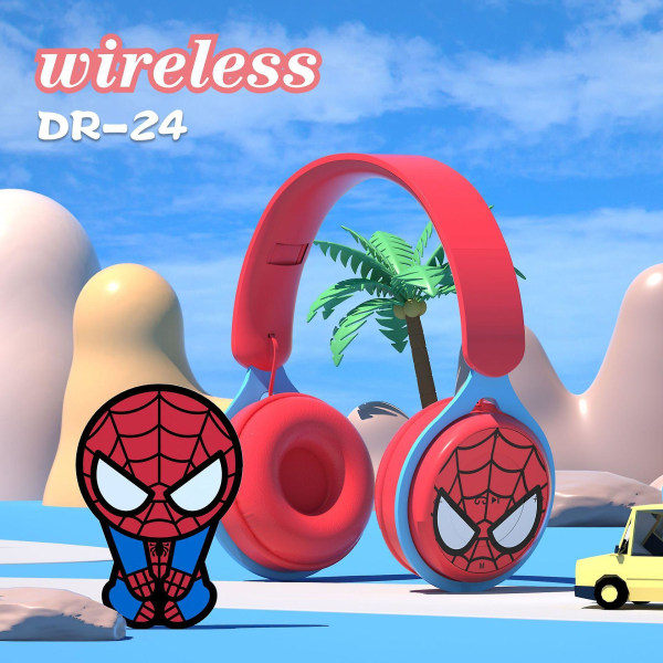 Spiderman Bluetooth-kuulokkeet, taitettavat