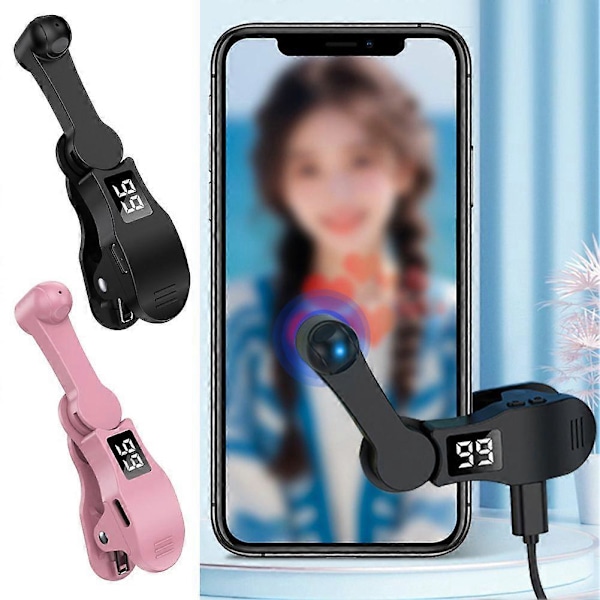 Automatisk skärmklickare för livestreaming av spel, portabla automatiska skärmtryckare för telefoner Pink B 02
